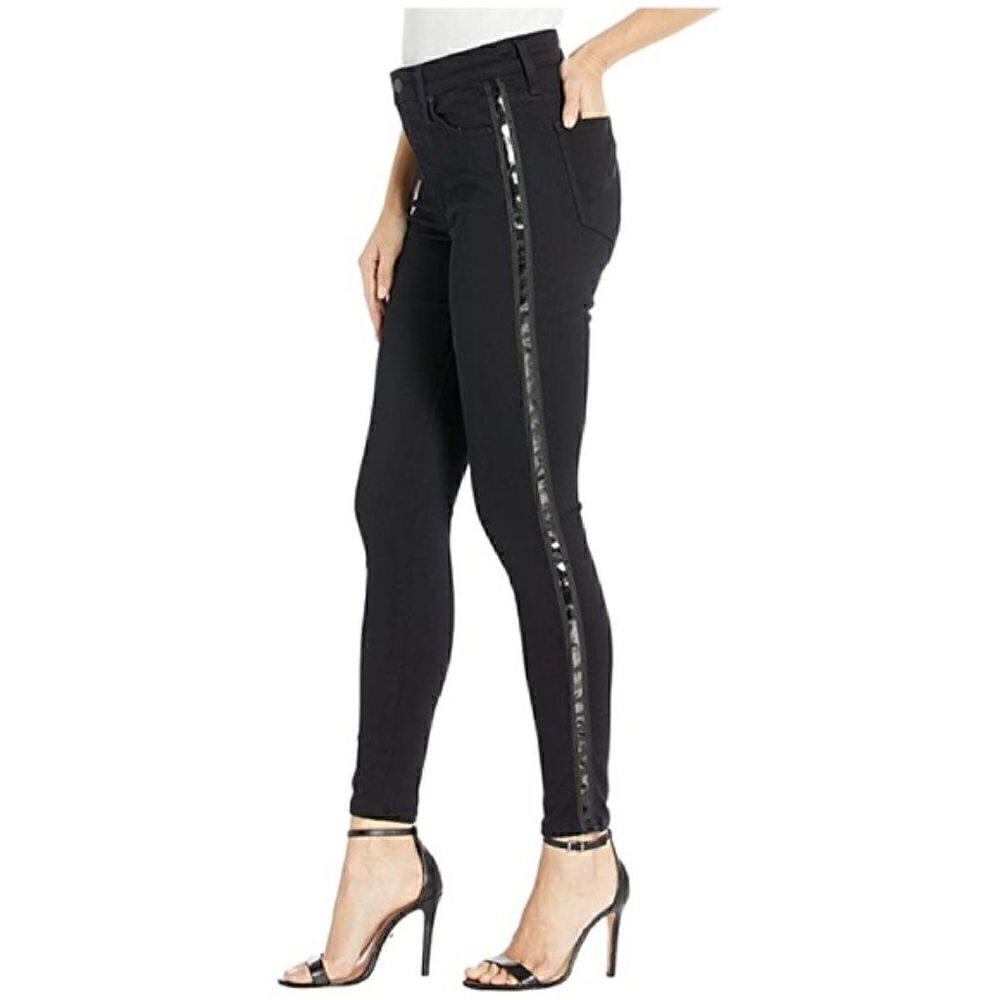 Joe's Jeans The Charlie Side Stripe High Rise Skinny Jeans